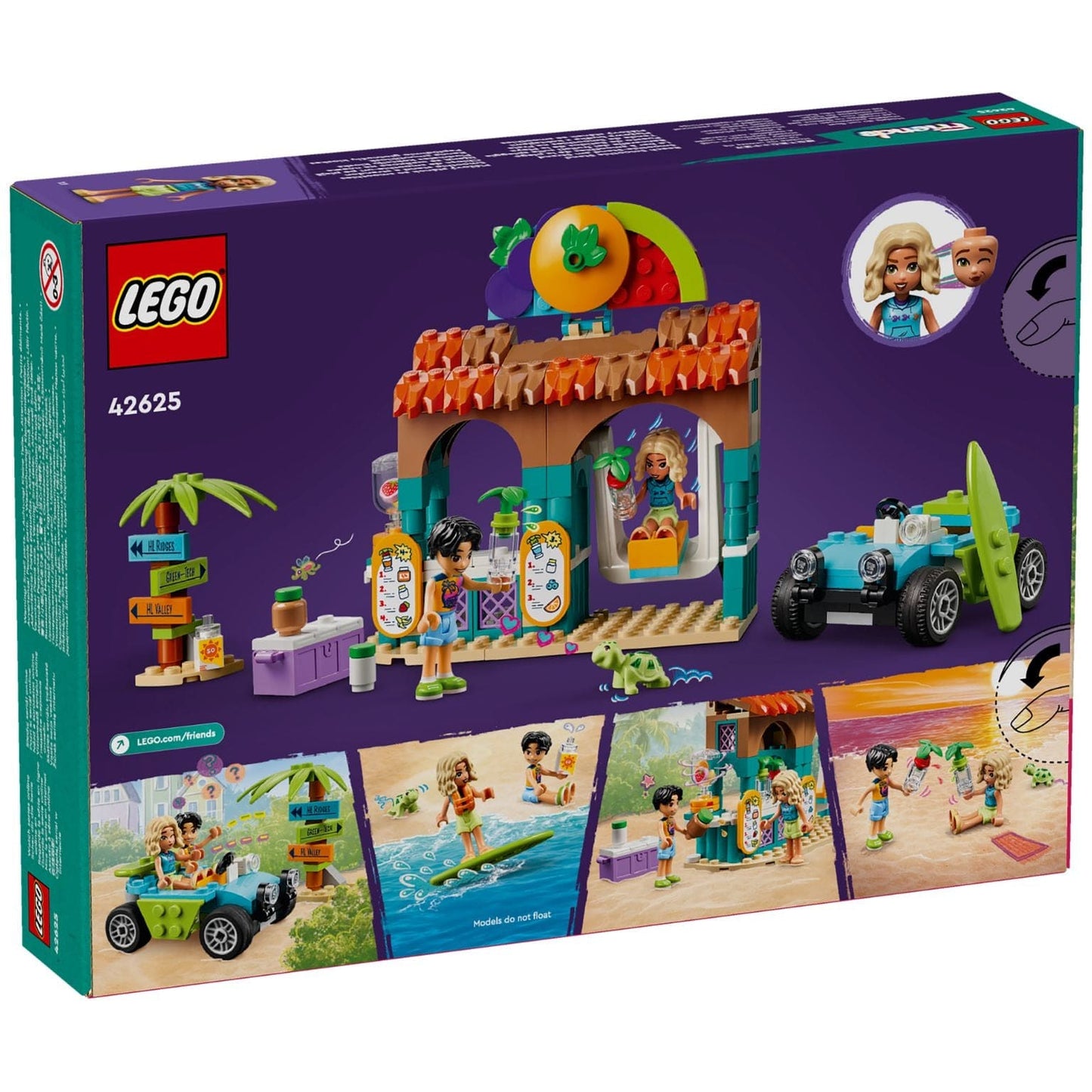 Apresentamos Lego Friends - Tenda de Smoothies na Praia com o SKU 664262524 recomendado para + 6 anos