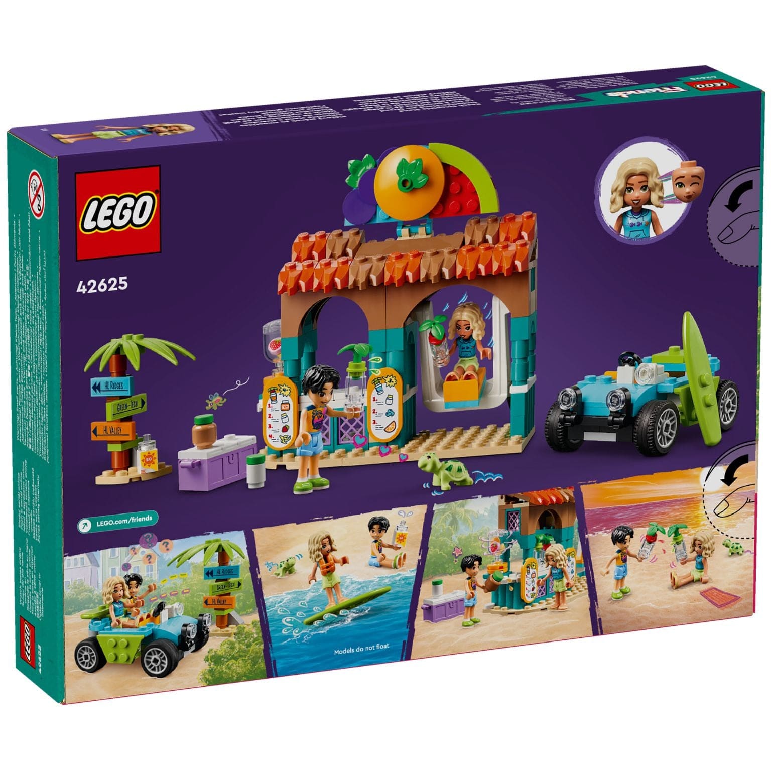 Apresentamos Lego Friends - Tenda de Smoothies na Praia com o SKU 664262524 recomendado para + 6 anos
