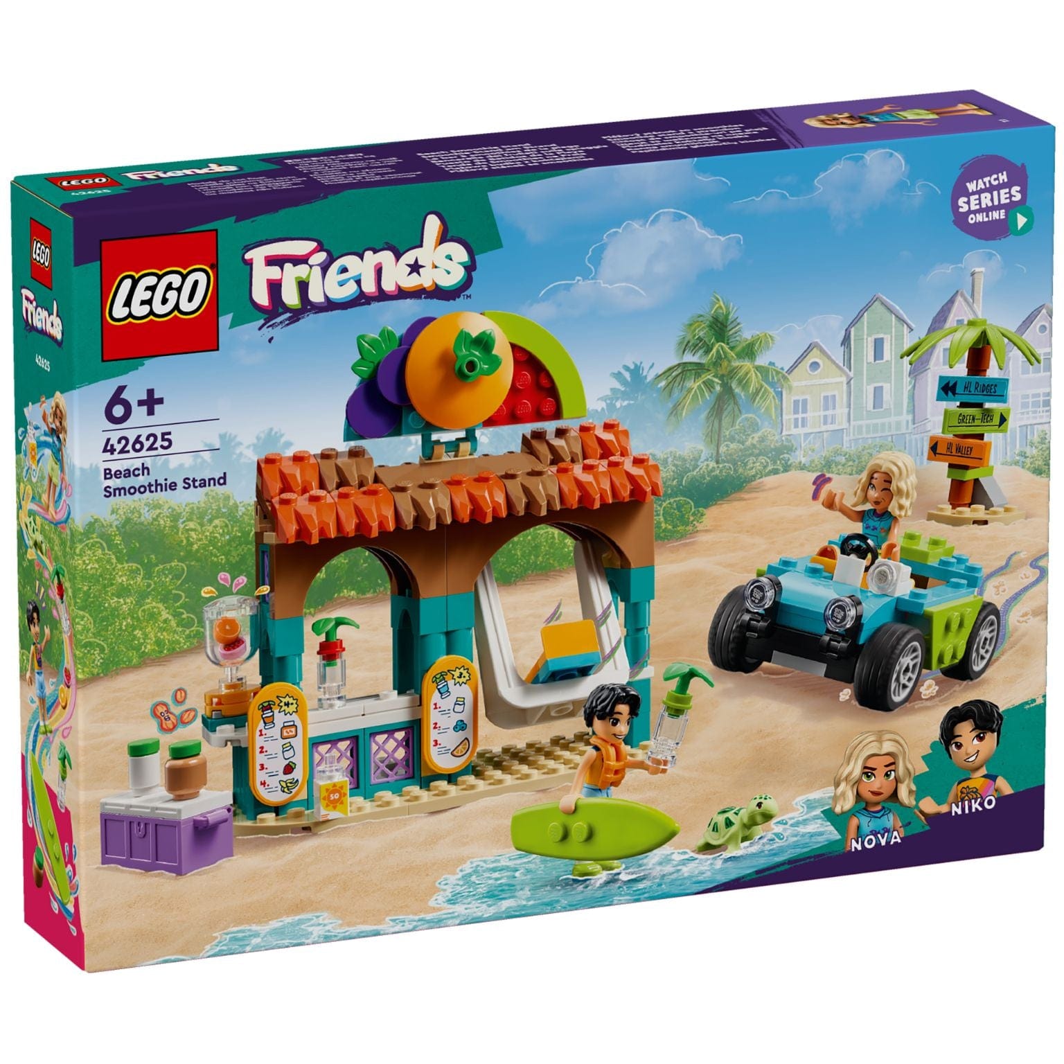 Apresentamos Lego Friends - Tenda de Smoothies na Praia com o SKU 664262524 recomendado para + 6 anos
