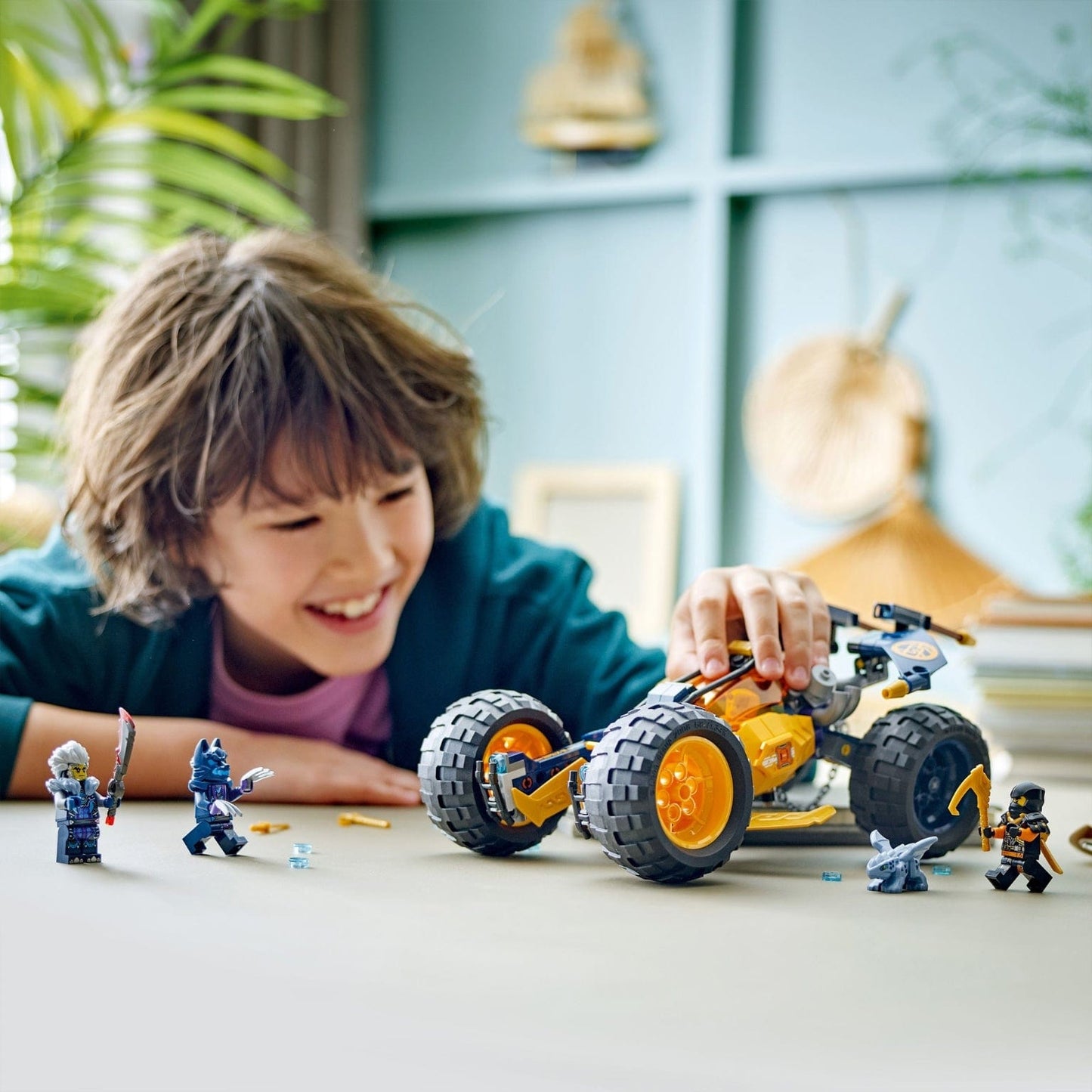 Apresentamos Lego Ninjago Carro Buggy Todo-o-Terreno Ninja do Arin com o SKU 667181124 recomendado para + 7 anos