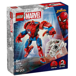 Apresentamos Lego Robô do Spider-Man contra Anti-Venom com o SKU 667630825 recomendado para + 6 anos