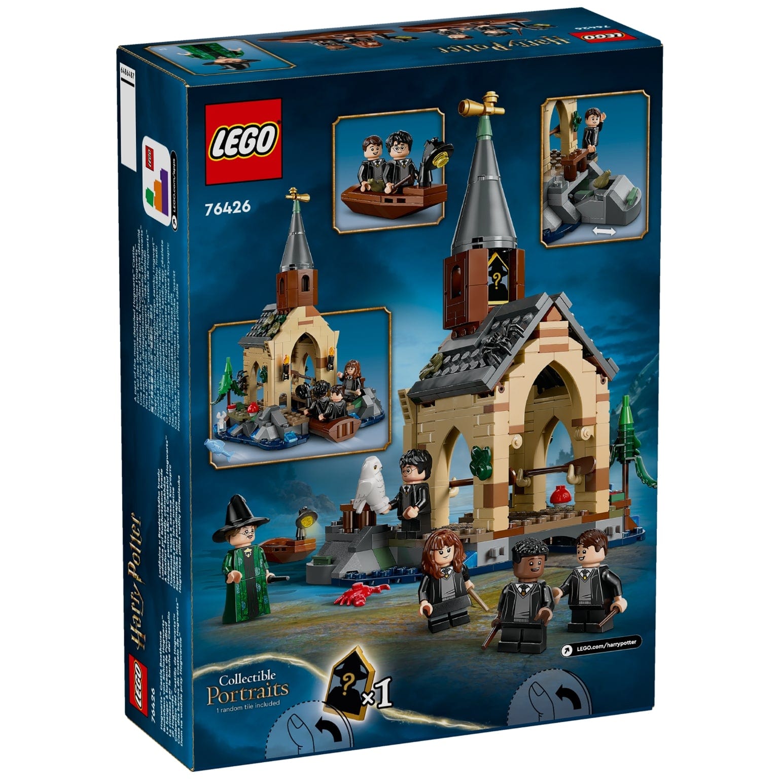 Apresentamos Lego Harry Potter - Casa dos barcos do Castelo de Hogwarts com o SKU 667642624 recomendado para + 8 anos