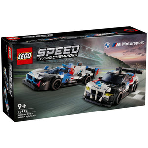 Apresentamos Lego Speed Champions - Carros de Corrida BMW M4 GT3 e BMW M Hybrid V8 com o SKU 667692224 recomendado para + 9 anos