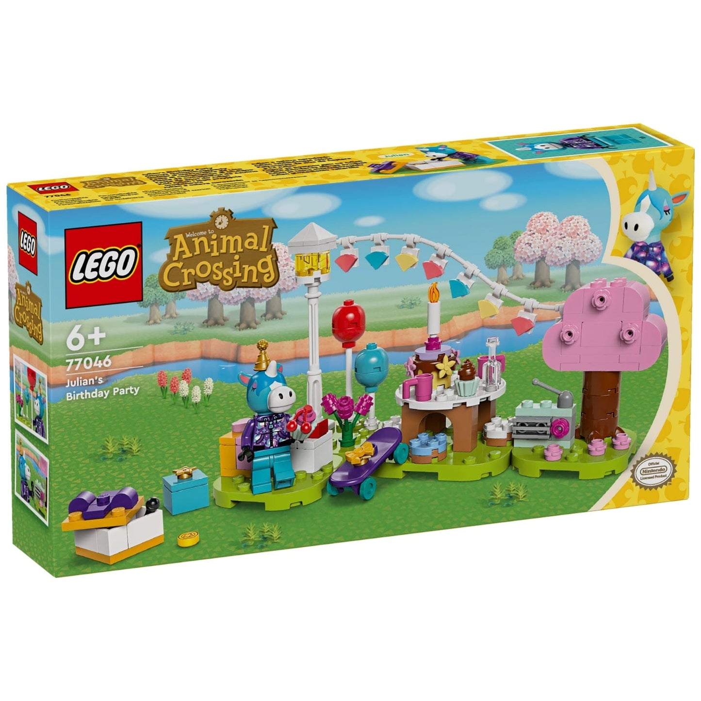 Apresentamos Lego Animal Crossing - Festa de anos do Julian com o SKU 667704624 recomendado para + 6 anos