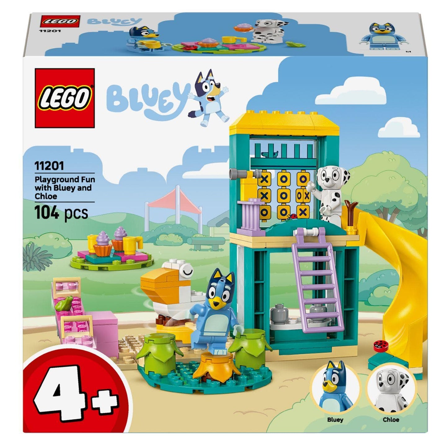 Apresentamos Lego Bluey - Diversão no Parque com Bluey e Chloe com o SKU 661120125 recomendado para + 4 anos