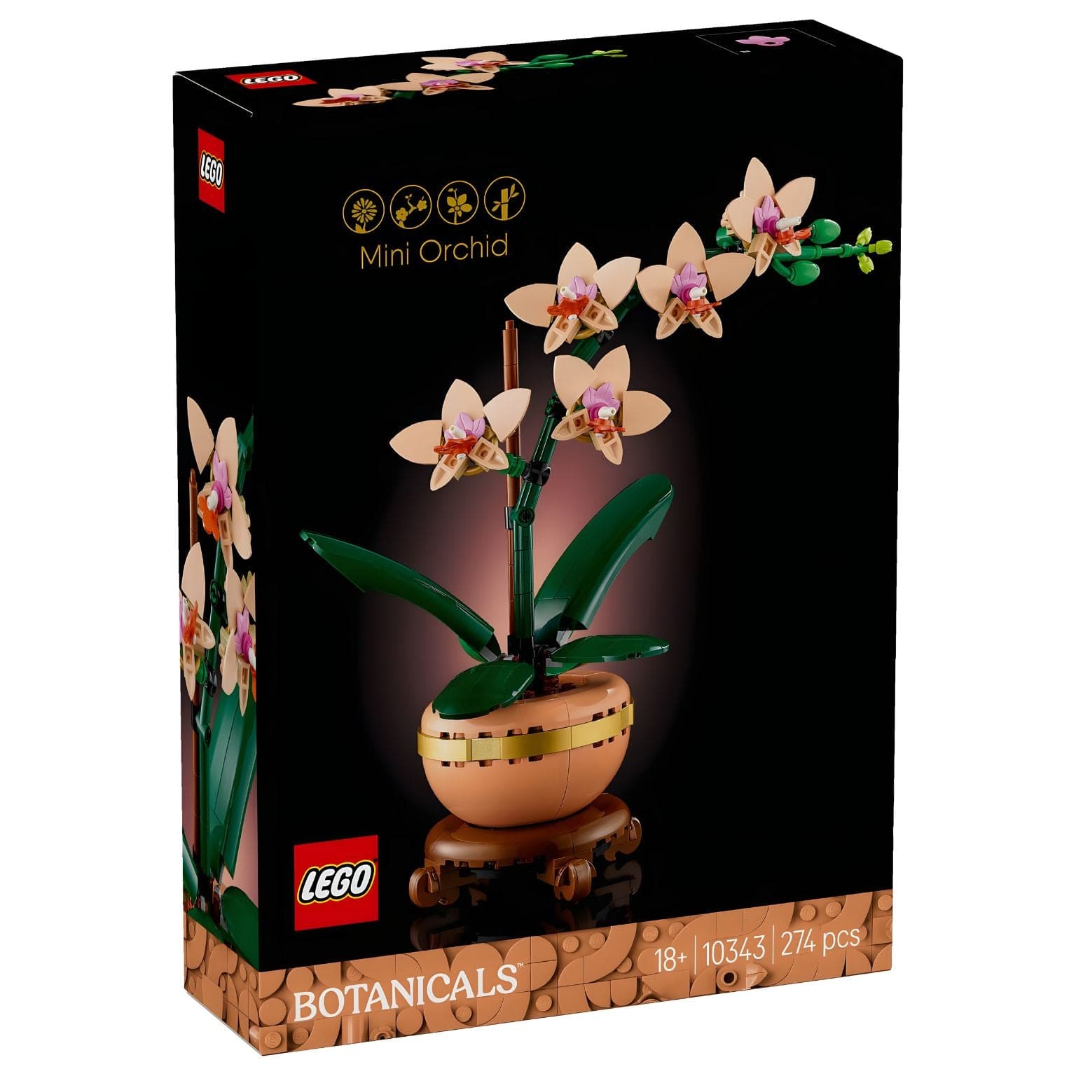 Apresentamos Lego Botanicals - Orquídea em Miniatura com o SKU 661034325 recomendado para + 14 anos