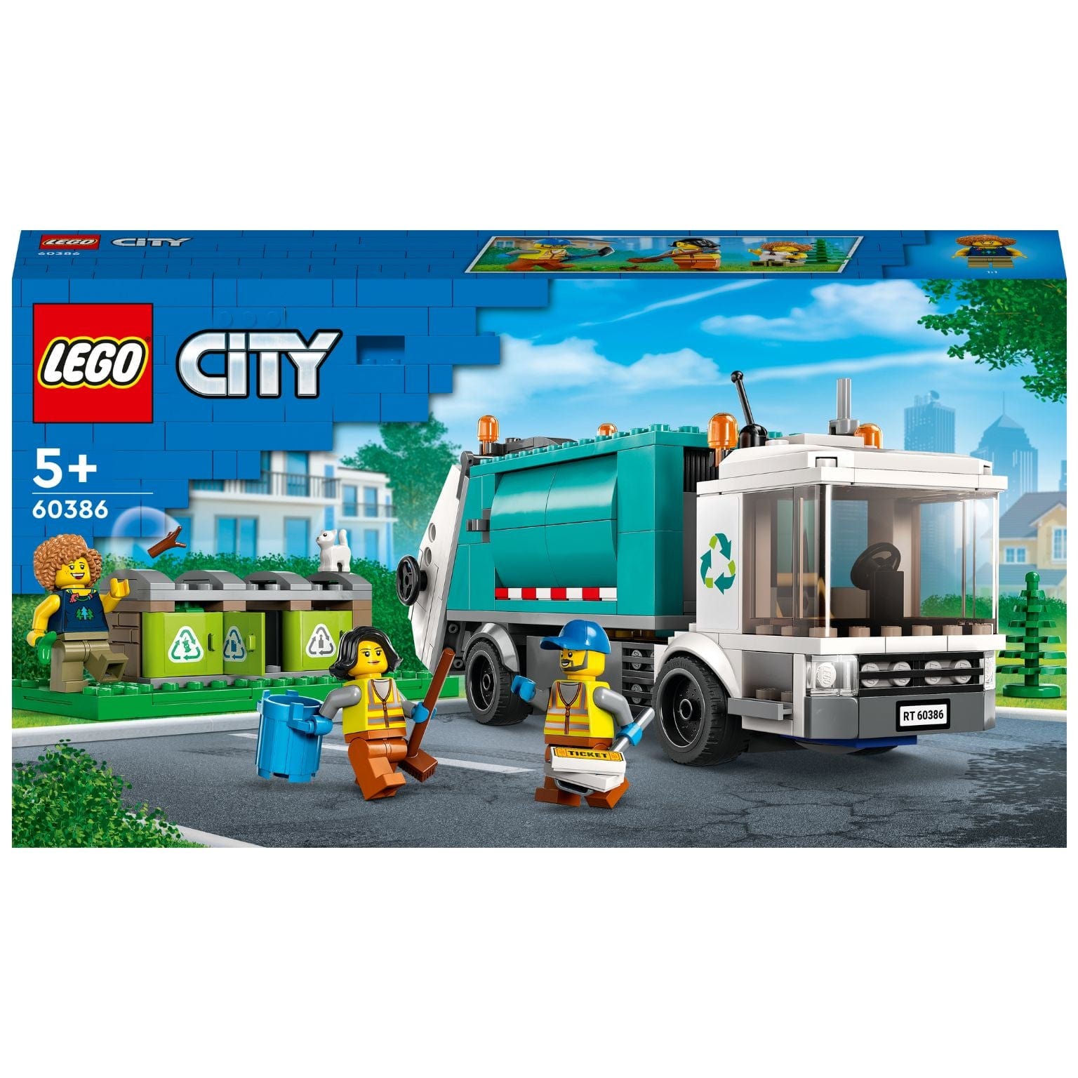 Apresentamos Lego City - O Camião da Reciclagem com o SKU 666038624 recomendado para + 5 anos