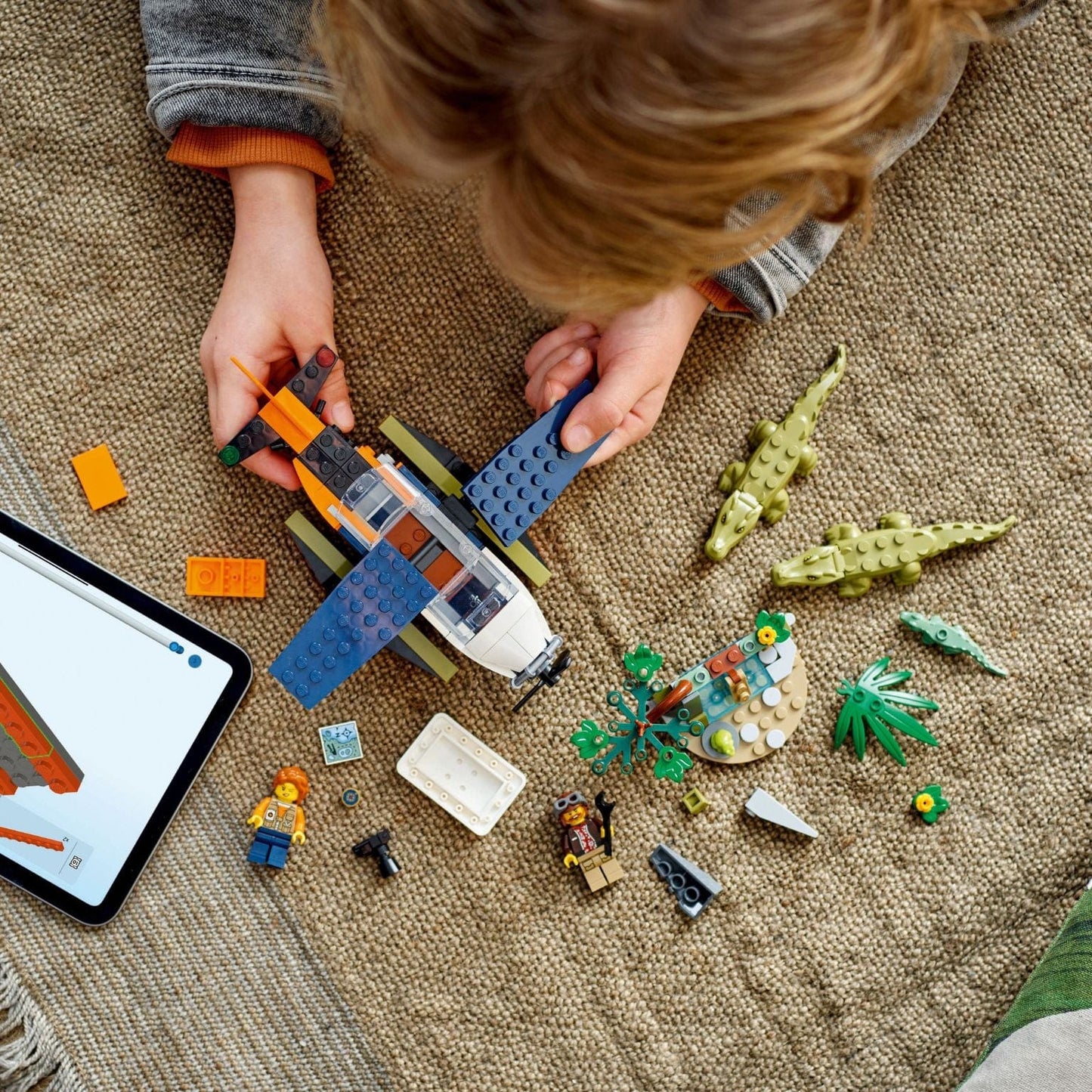 Apresentamos Lego City - Hidroavião Explorador da Selva com o SKU 666042524 recomendado para + 6 anos