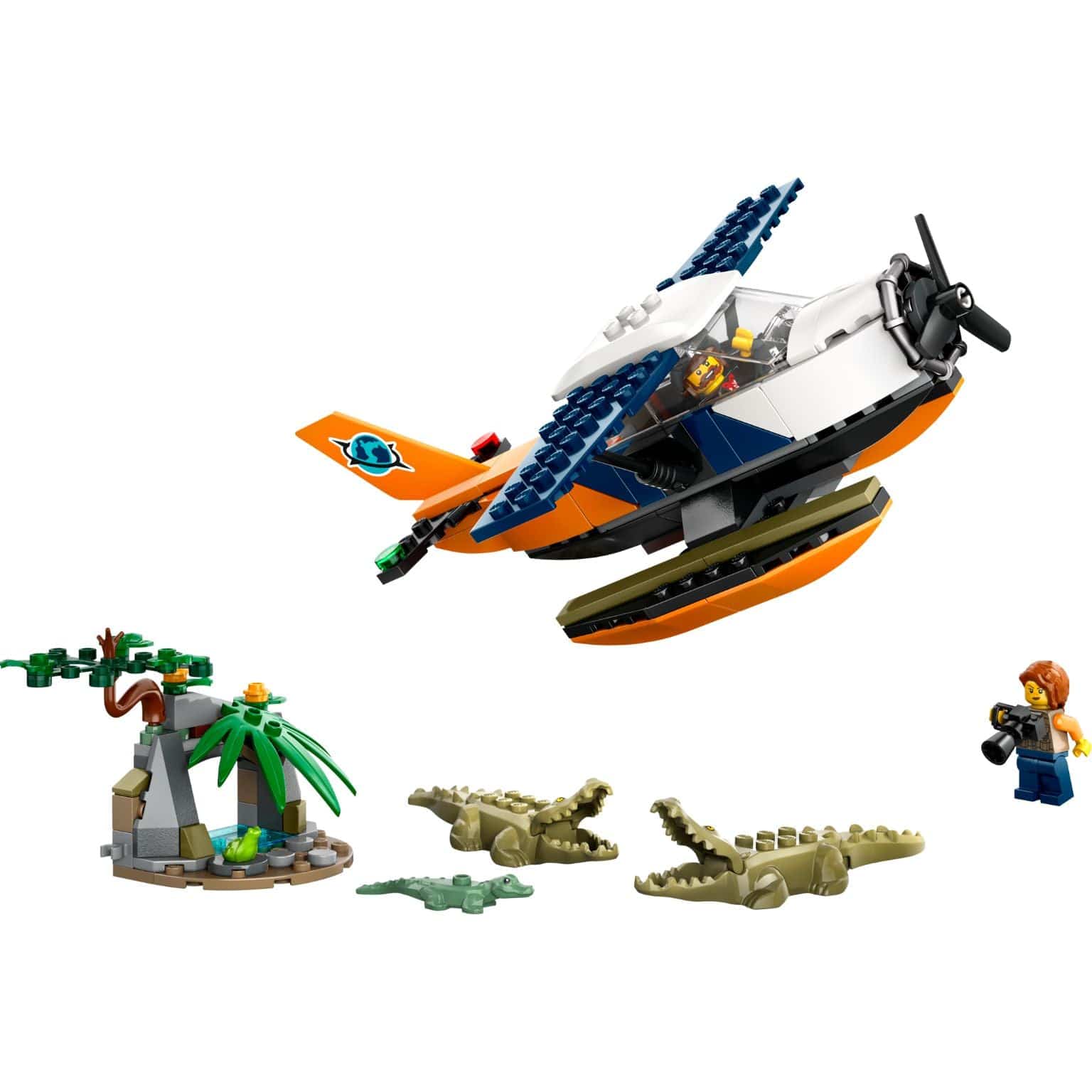 Apresentamos Lego City - Hidroavião Explorador da Selva com o SKU 666042524 recomendado para + 6 anos