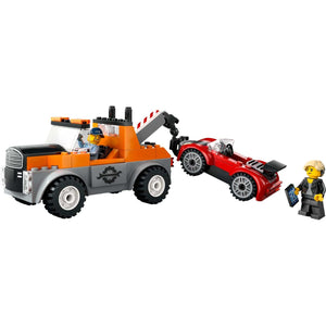 Apresentamos Lego City - Camião-Reboque e Reparação de Carro Desportivo com o SKU 666043524 recomendado para + 4 anos
