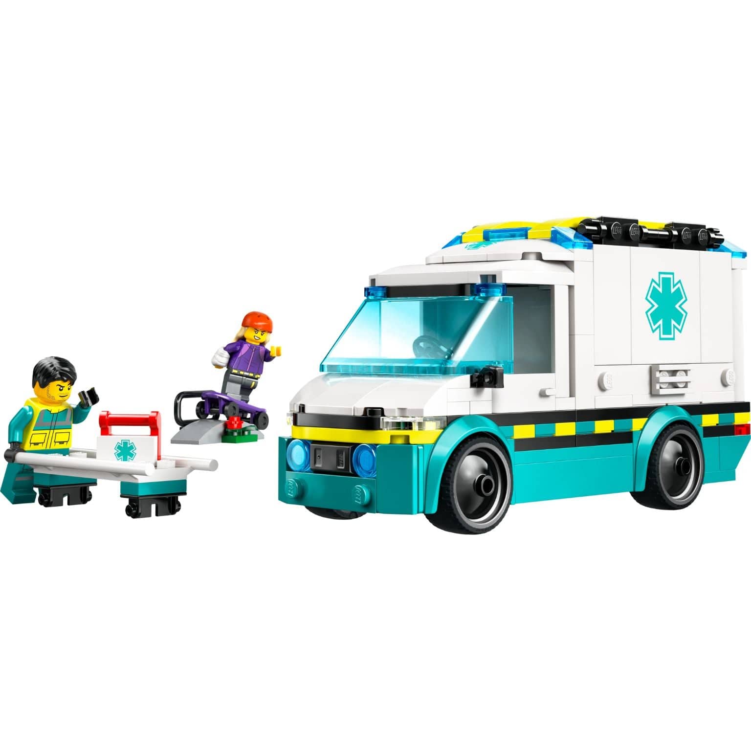 Apresentamos Lego City Ambulância de Emergência com o SKU 666045125 recomendado para + 5 anos