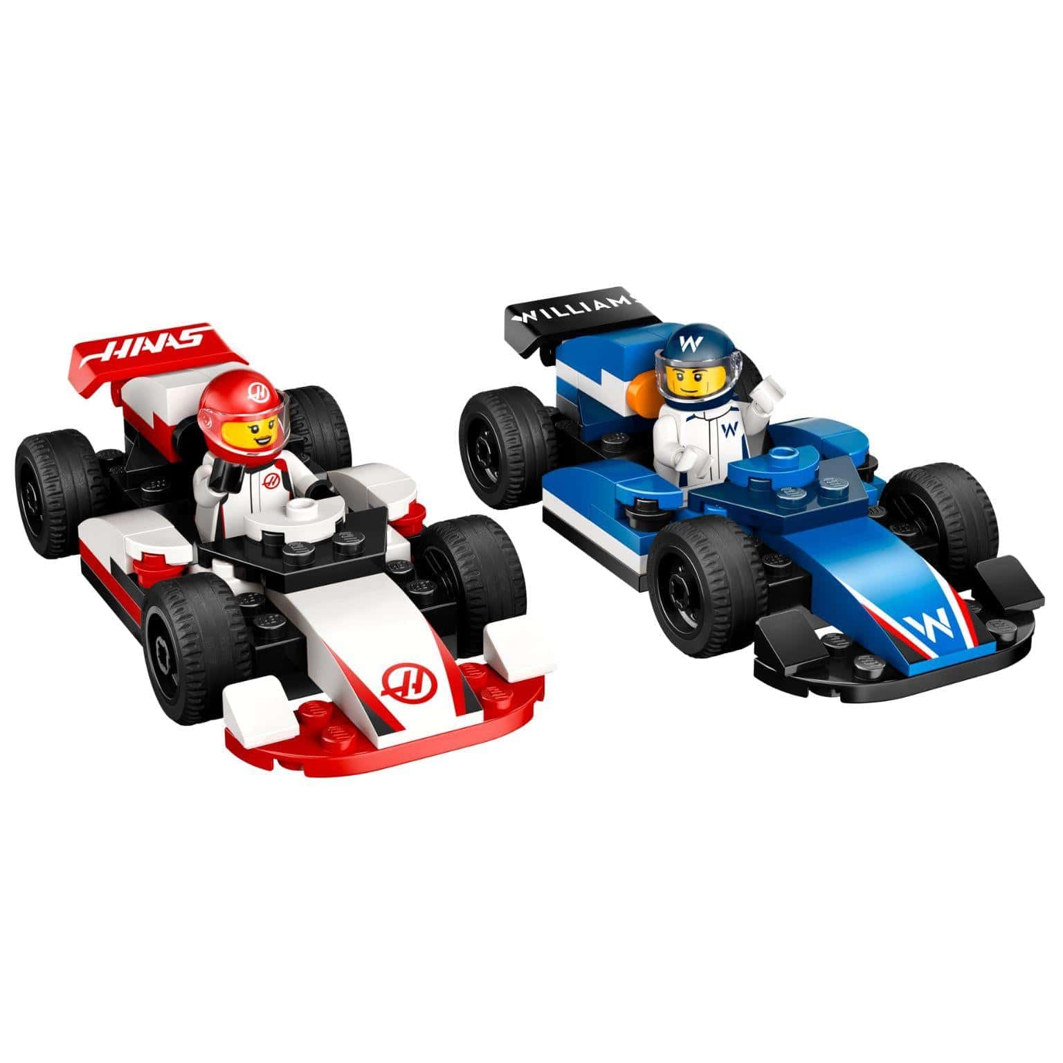 Apresentamos Lego City Carros de Corrida F1 da Williams Racing e Haas F1 com o SKU 666046425 recomendado para + 4 anos