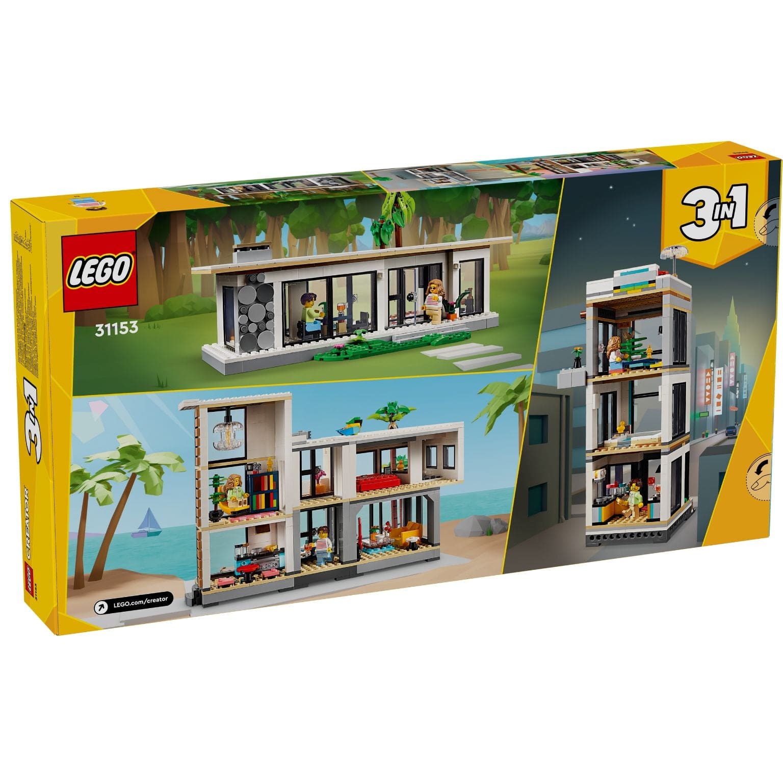 Apresentamos Lego Creator - Casa Moderna com o SKU 663115324 recomendado para + 9 anos