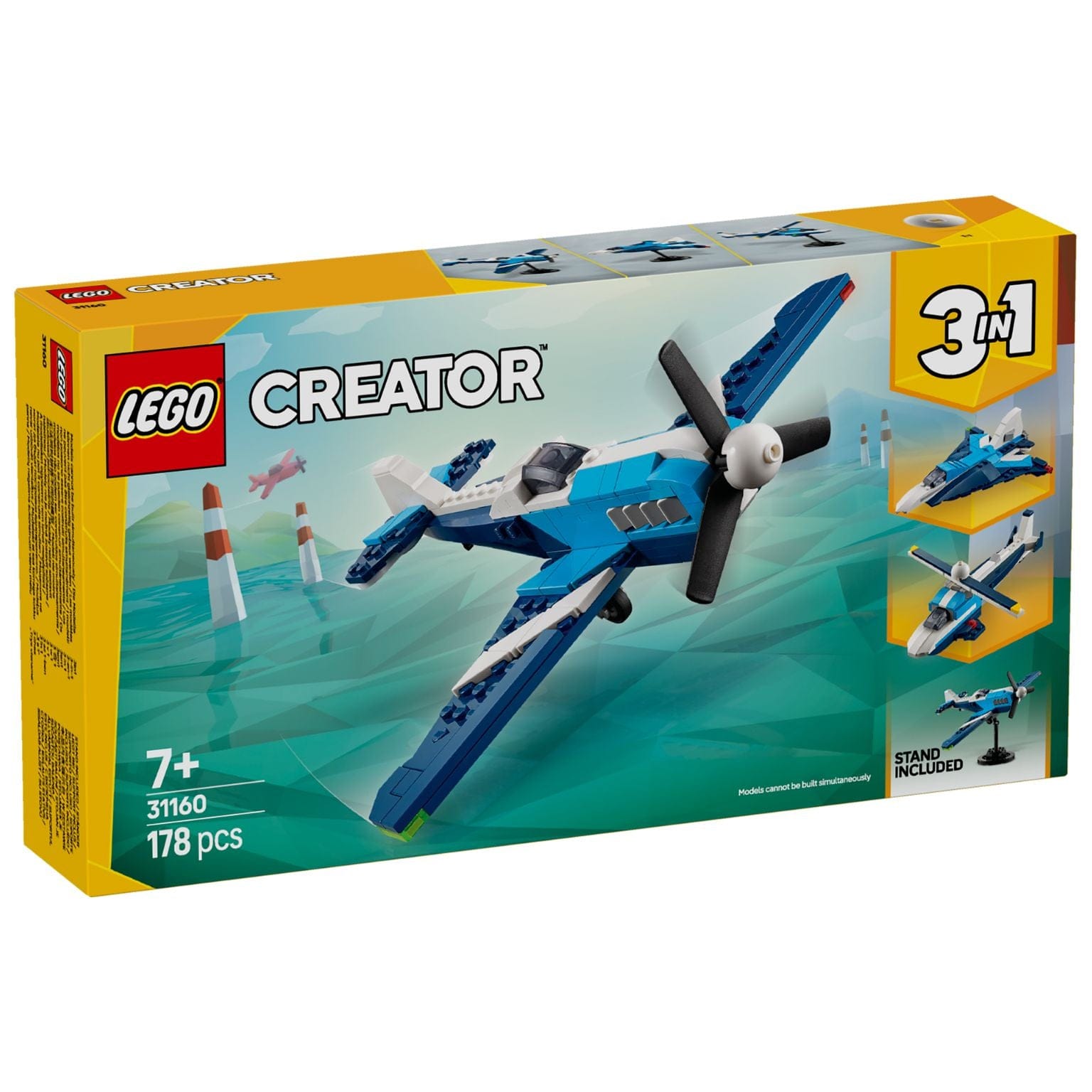 Apresentamos Lego Creator Aeronave: Avião de Corrida com o SKU 663116025 recomendado para + 7 anos