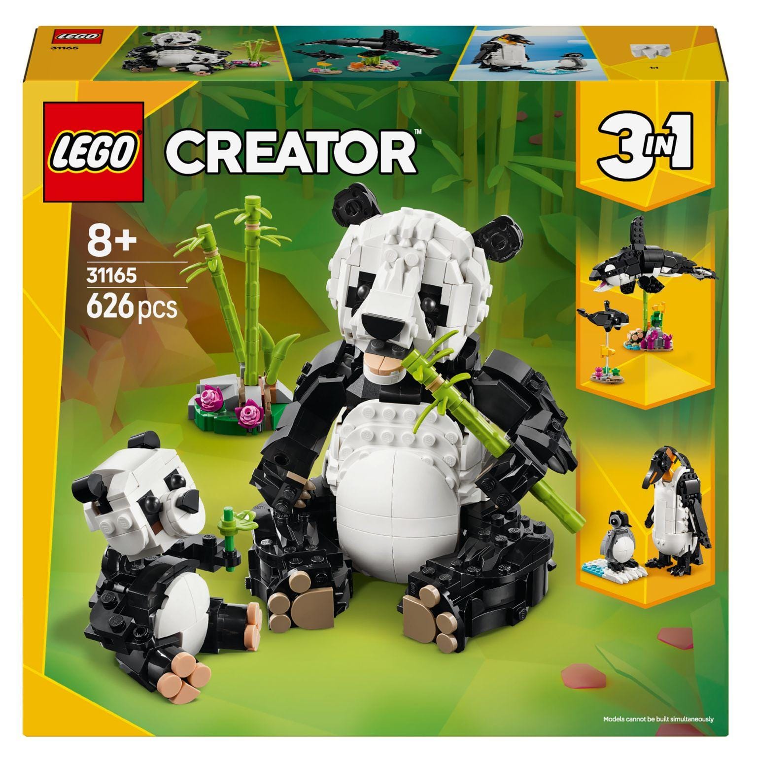 Apresentamos Lego Creator - Animais Selvagens: Família de Pandas com o SKU 663116525 recomendado para + 8 anos