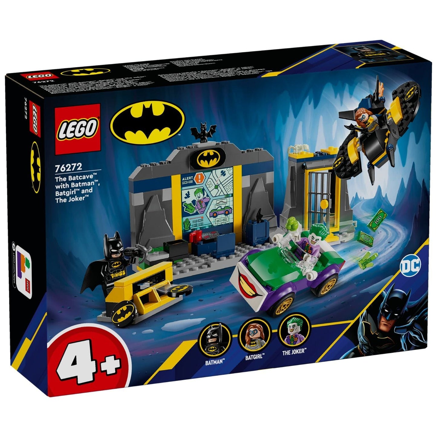 Apresentamos Lego DC Comics - A Batcaverna com Batman, Batgirl e The Joker com o SKU 667627224 recomendado para + 4 anos