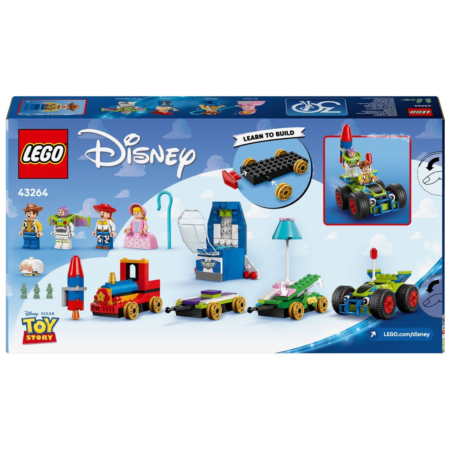 Apresentamos Lego Disney - Comboio e Carro RC de Celebração de Toy Story com o SKU 664326425 recomendado para + 4 anos