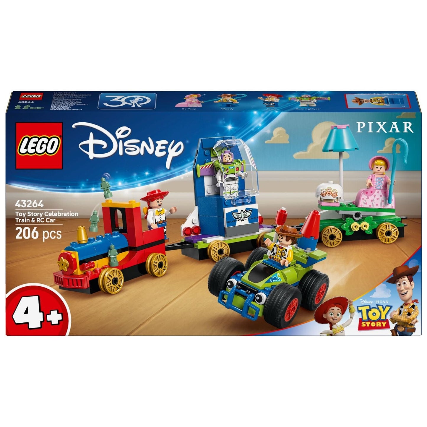 Apresentamos Lego Disney - Comboio e Carro RC de Celebração de Toy Story com o SKU 664326425 recomendado para + 4 anos