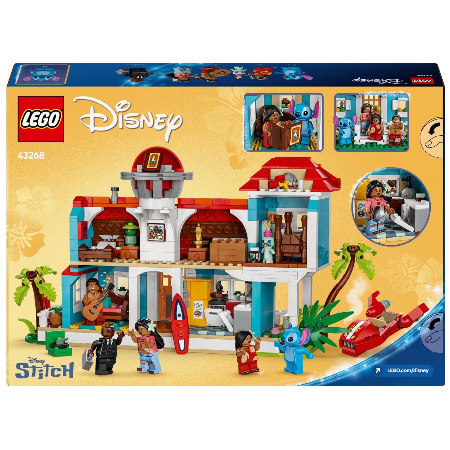 Apresentamos Lego Disney - Casa da Praia de Lilo e Stitch com o SKU 664326825 recomendado para + 9 anos