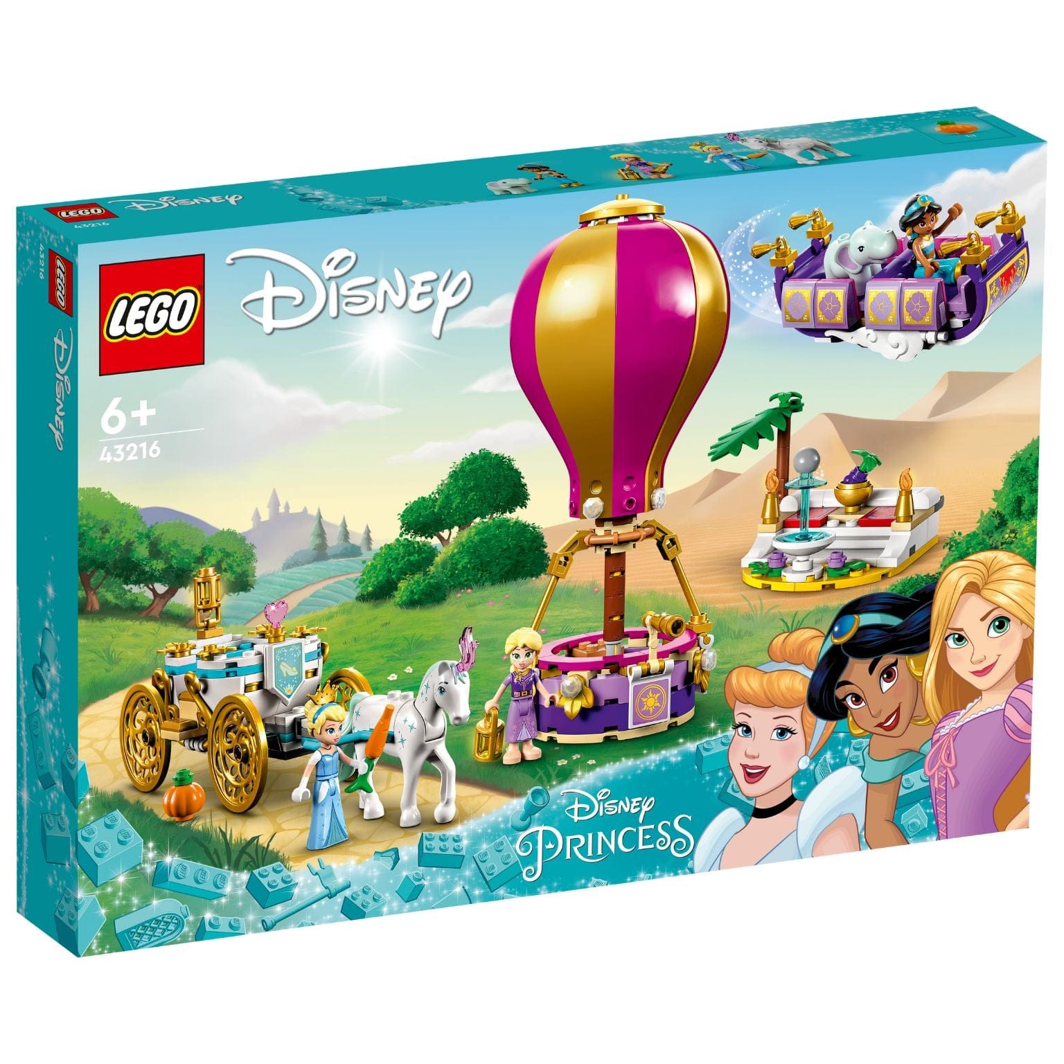 Apresentamos Lego Disney Princess Viagem Encantada das Princesas com o SKU 664321624 recomendado para + 6 anos