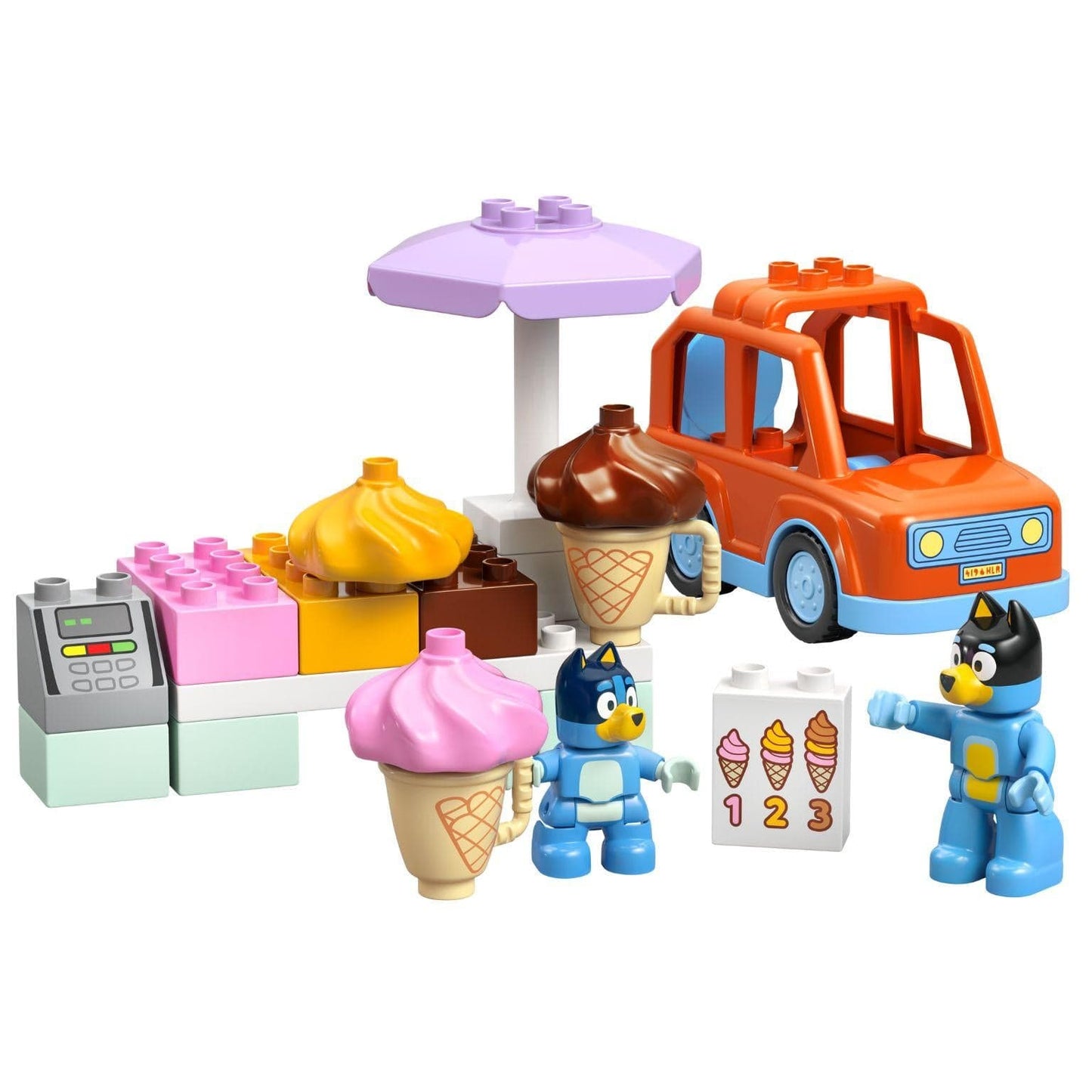 Apresentamos Lego Duplo - Passeio à Geladaria com a Bluey com o SKU 661045825 recomendado para + 2 anos