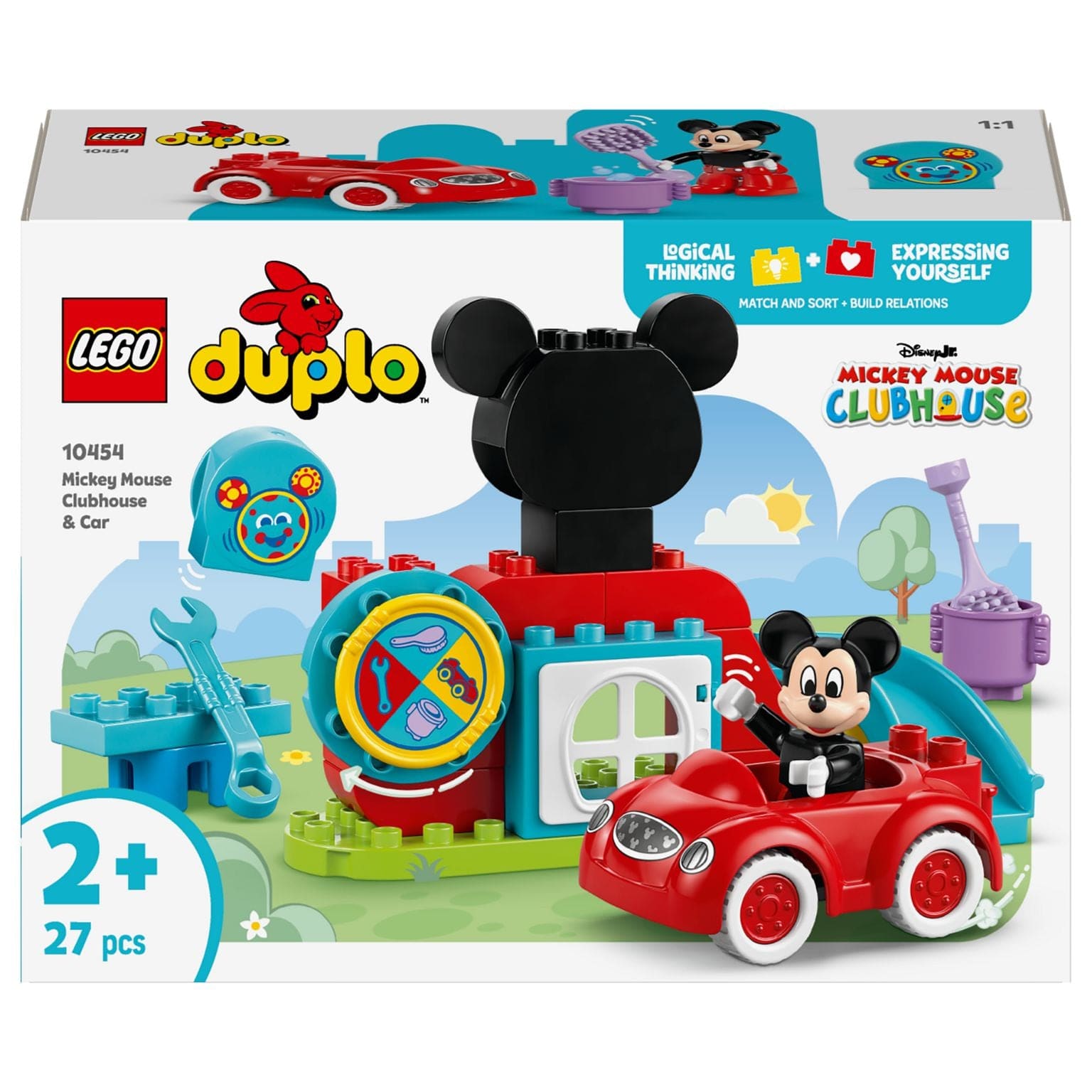 Apresentamos Lego Duplo - A Casa do Mickey Mouse com Carro com o SKU 661045425 recomendado para + 2 anos