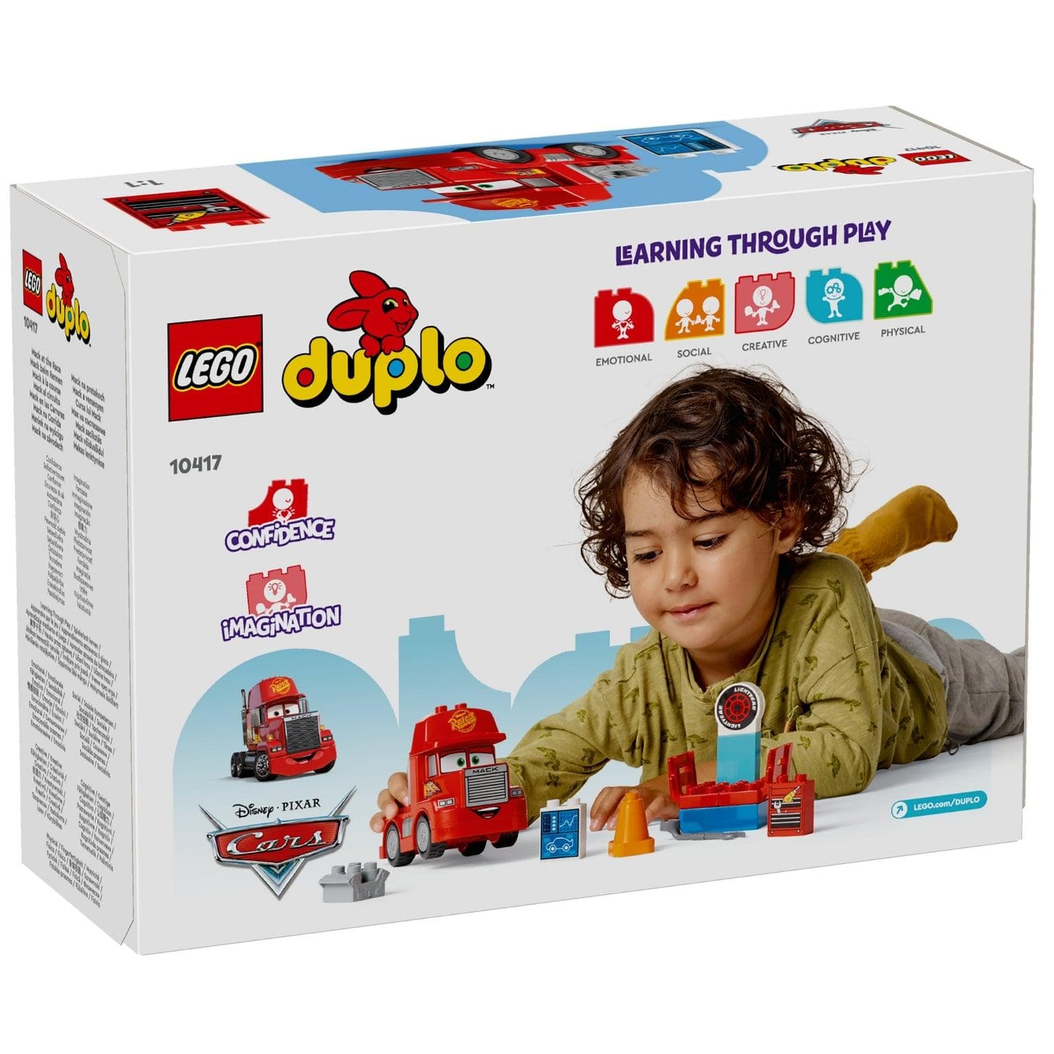 Apresentamos Lego Duplo Mack na Corrida com o SKU 661041725 recomendado para + 2 anos