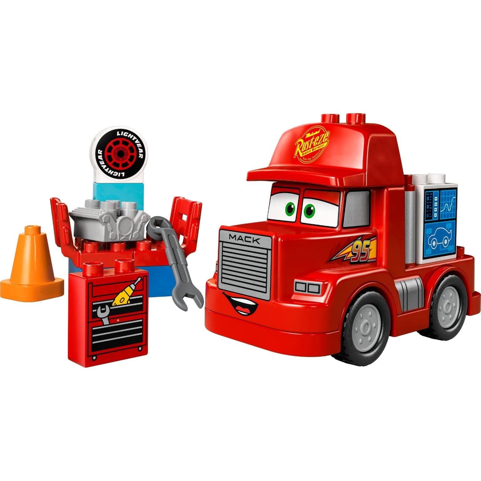 Apresentamos Lego Duplo Mack na Corrida com o SKU 661041725 recomendado para + 2 anos