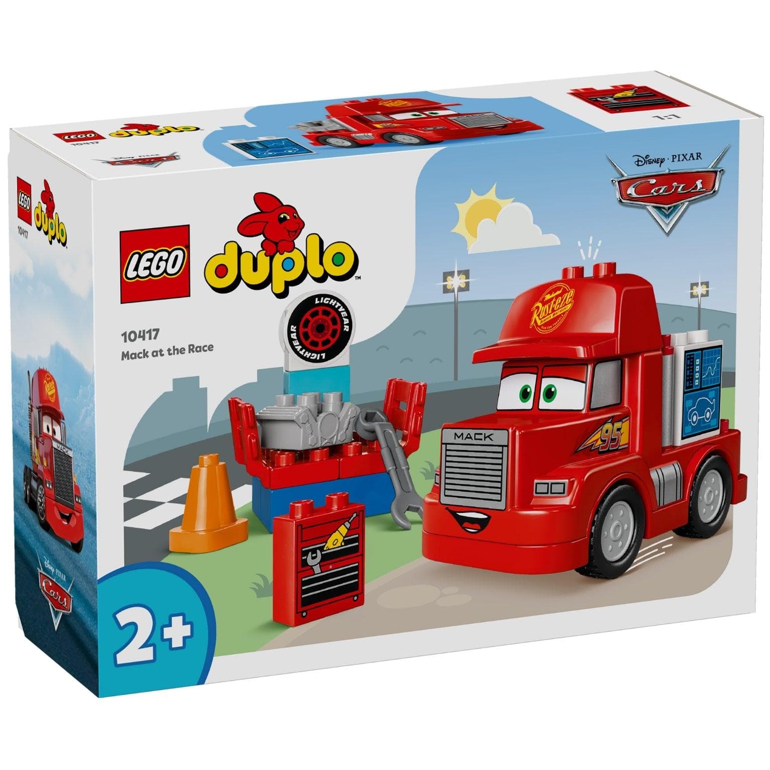Apresentamos Lego Duplo Mack na Corrida com o SKU 661041725 recomendado para + 2 anos