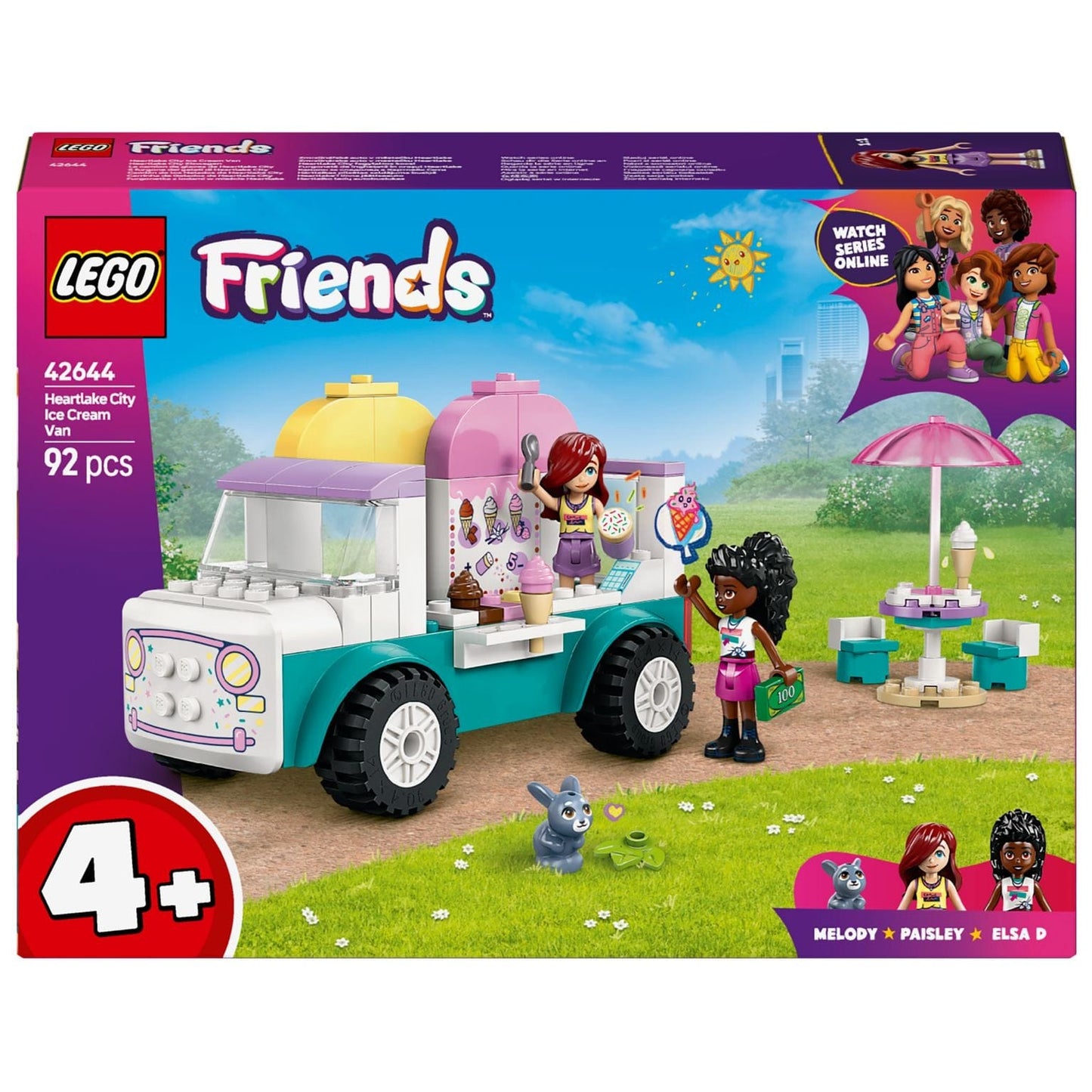 Apresentamos Lego Friends - Carrinha de Gelados de Heartlake City com o SKU 664264425 recomendado para + 4 anos