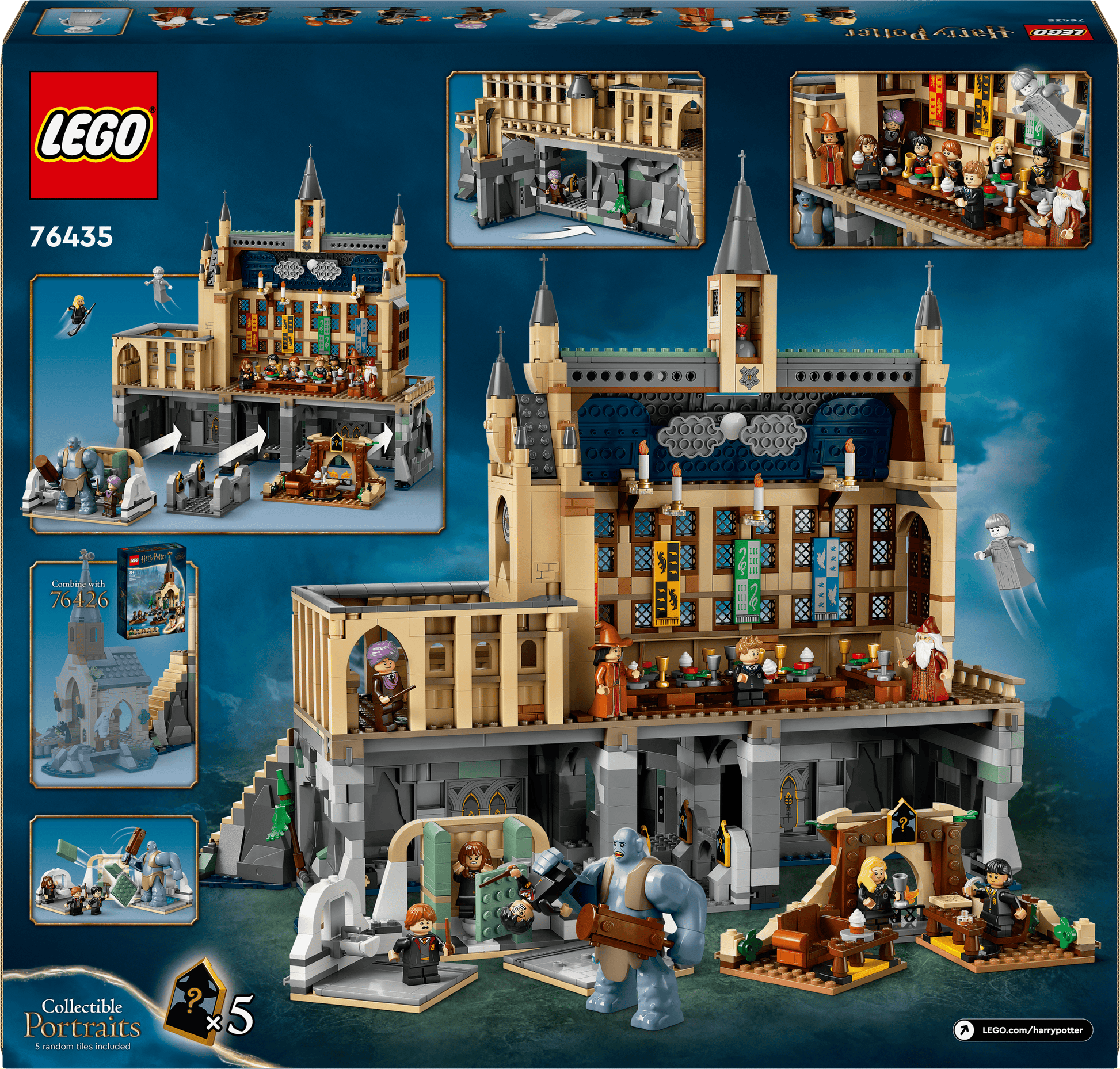 Apresentamos Lego Harry Potter O Castelo de Hogwarts: O Grande Salão com o SKU 667643524 recomendado para + 10 anos