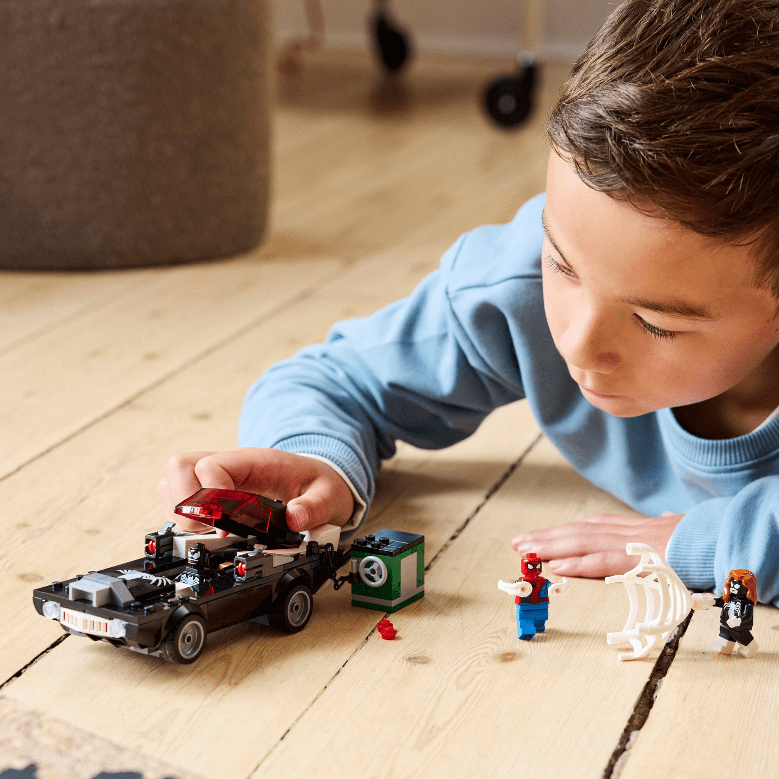 Apresentamos Lego Marvel Spider-Man contra Muscle Car do Venom com o SKU 667630925 recomendado para + 7 anos