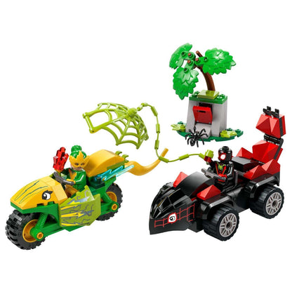 LEGO Marvel - Spin e Electro – Perseguição em Veículos Dinossauros