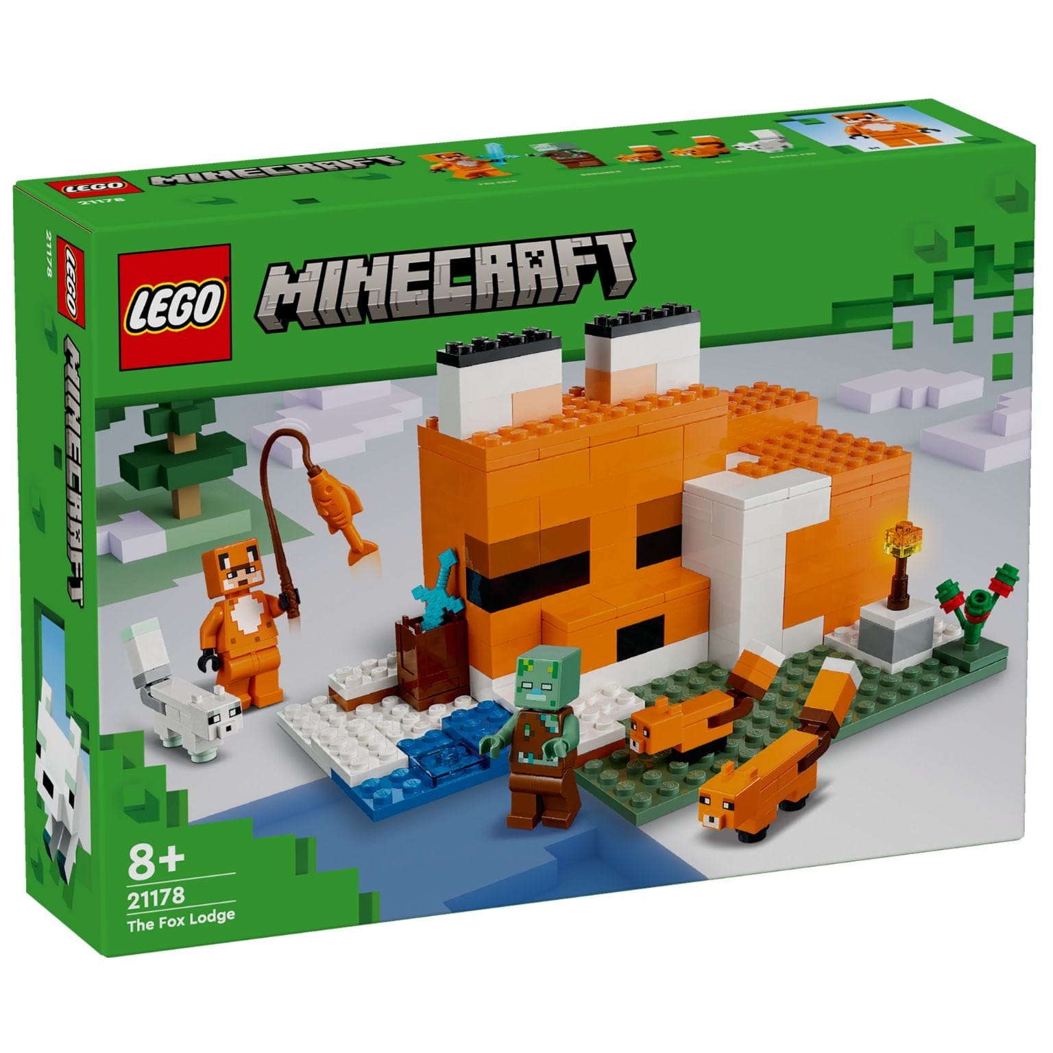 Apresentamos Lego Minecraft - Pousada da Raposa com o SKU 662117824 recomendado para + 8 anos