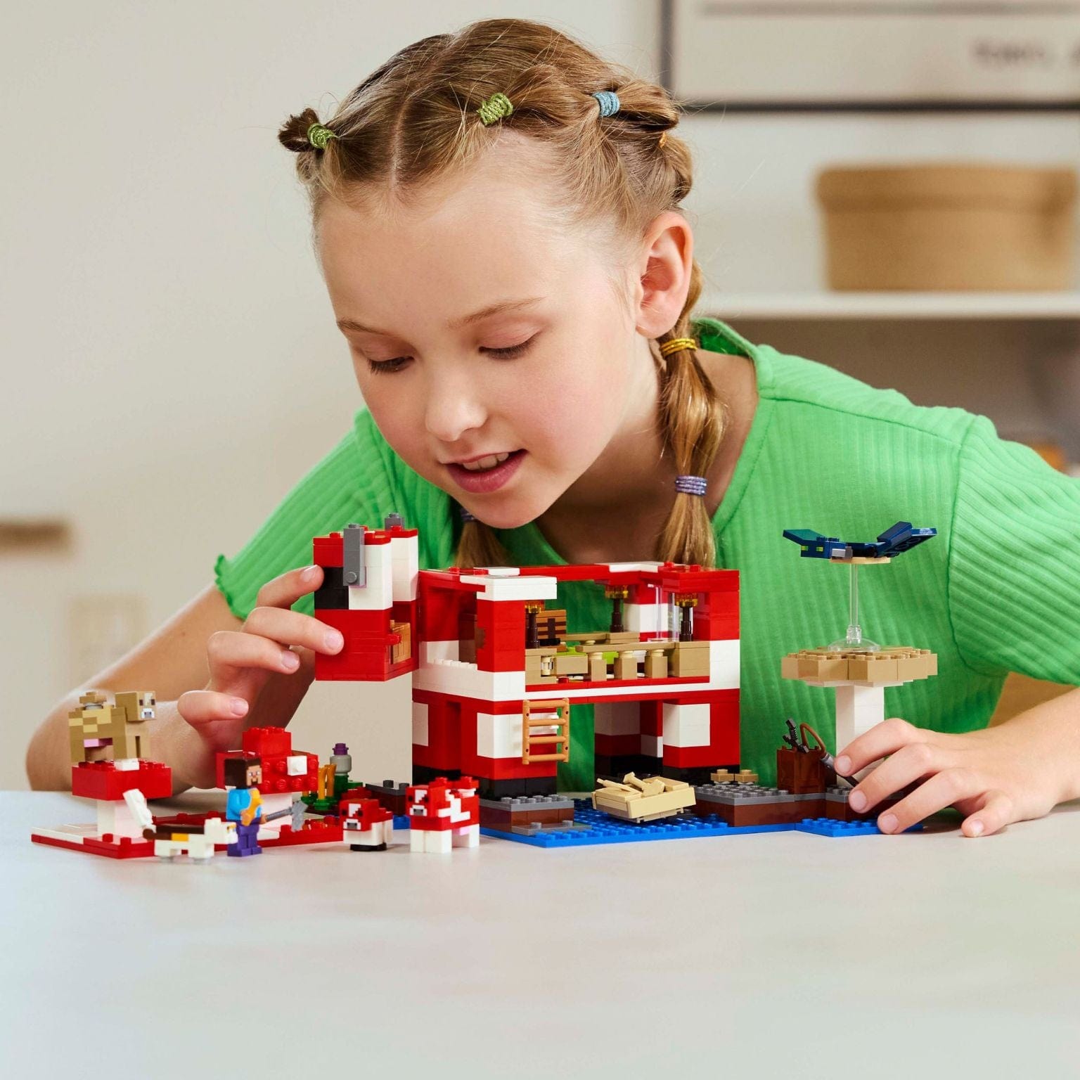 Apresentamos Lego Minecraft - A Casa Mooshroom com o SKU 662127025 recomendado para + 8 anos