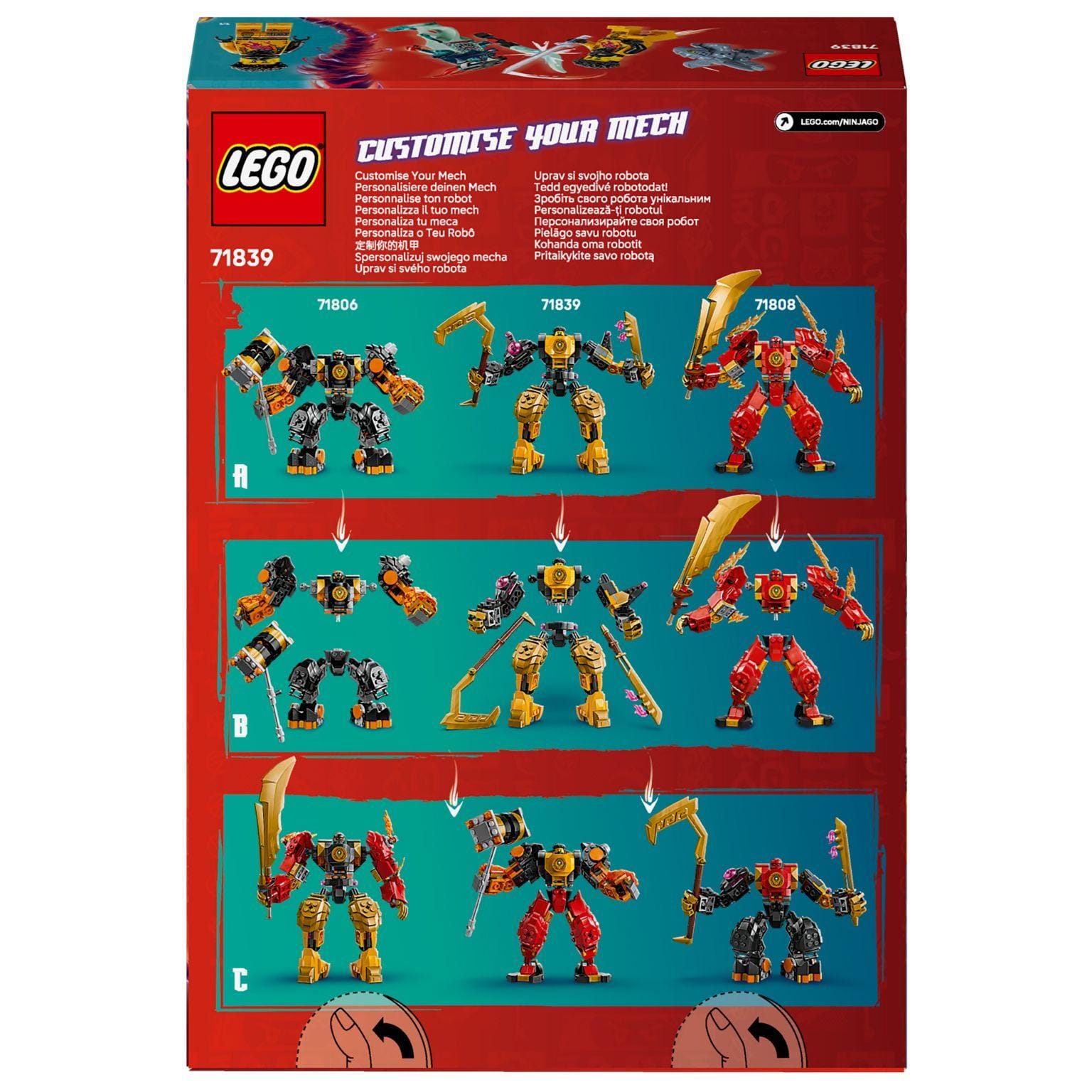 Apresentamos Lego Ninjago - Mech de Batalha Spinjitzu do Arin com o SKU 667183925 recomendado para + 7 anos