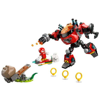 LEGO Sonic - Knuckles contra Robô Egg Crusher do Dr. Eggman