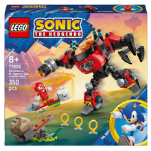 Apresentamos Lego Sonic - Knuckles contra Robô Egg Crusher do Dr. Eggman com o SKU 667700525 recomendado para + 8 anos