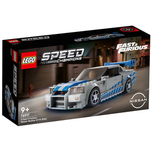 Apresentamos Lego Speed Champions Velocidade Furiosa Nissan Skyline GT-R (R34) com o SKU 667691724 recomendado para + 9 anos