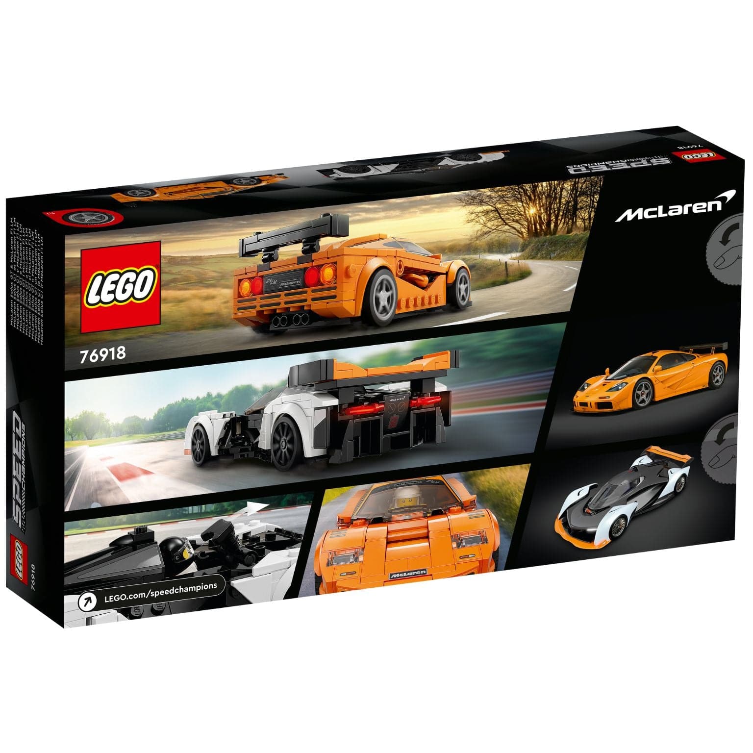 Apresentamos Lego Speed Champions McLaren Solus GT e McLaren F1 LM (copiar) com o SKU 667691824 recomendado para + 9 anos