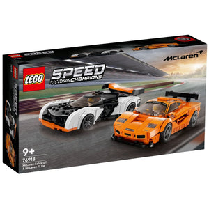 Apresentamos Lego Speed Champions McLaren Solus GT e McLaren F1 LM (copiar) com o SKU 667691824 recomendado para + 9 anos