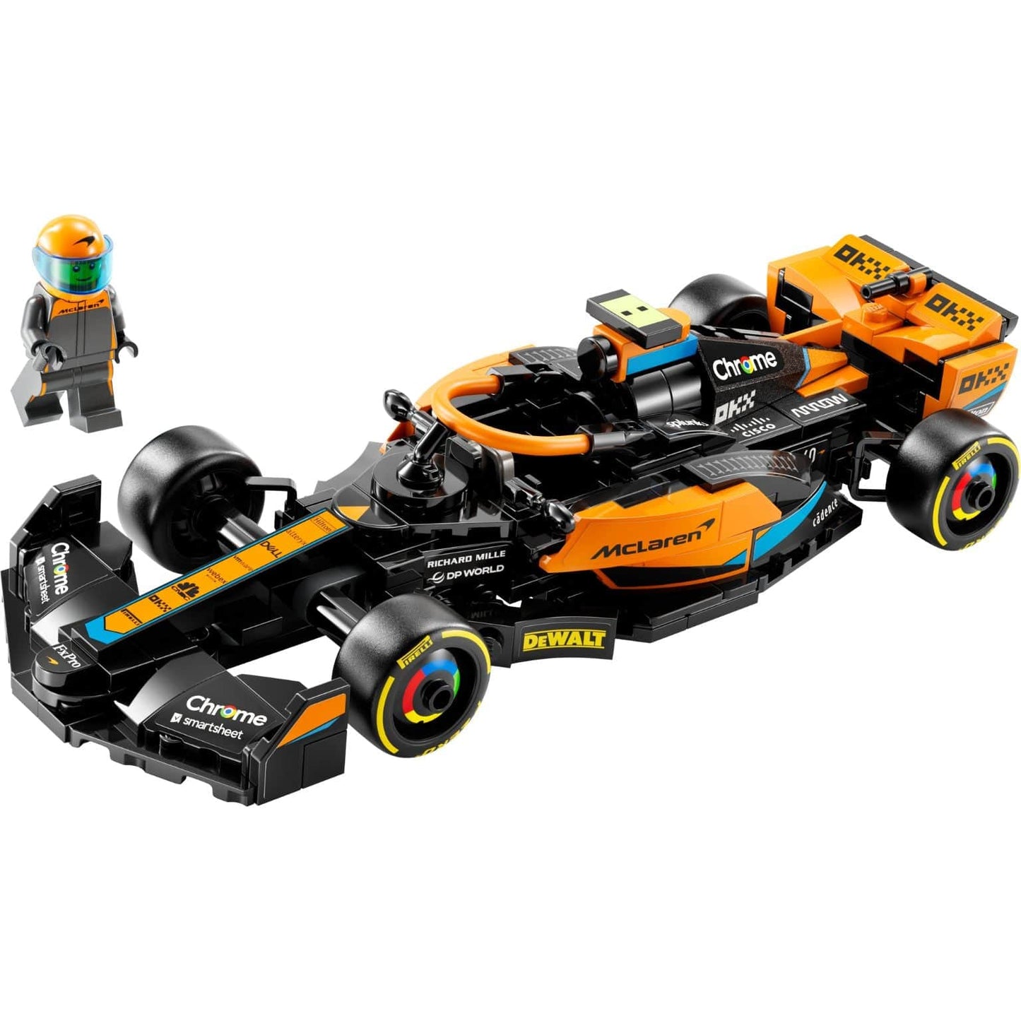 Apresentamos Lego Speed Champions - Carro de Corrida de Fórmula 1 McLaren 2023 (copiar) com o SKU 667691925 recomendado para + 9 anos