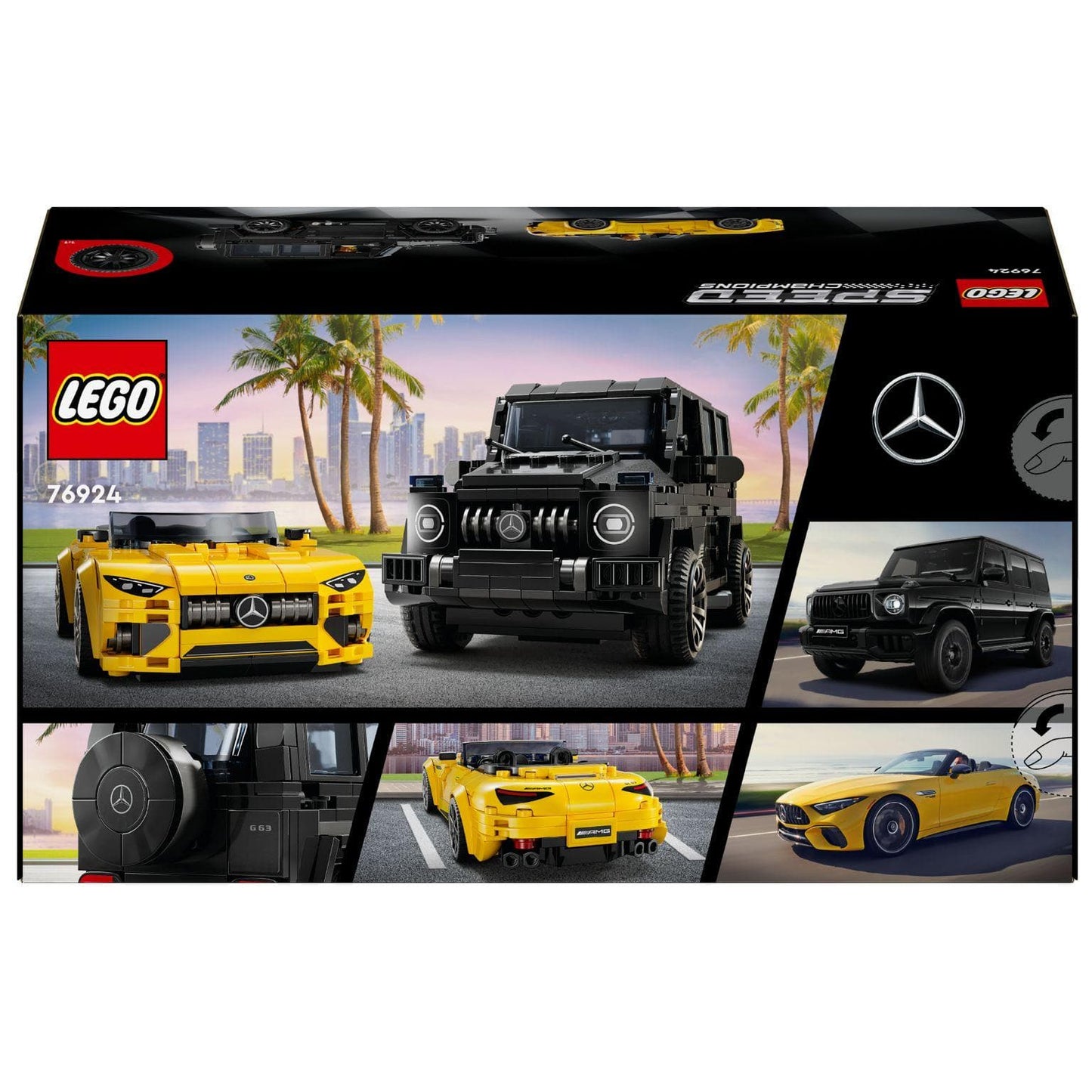 Apresentamos Lego Speed Champions - Mercedes-AMG G 63 e Mercedes-AMG SL 63 com o SKU 667692425 recomendado para + 10 anos