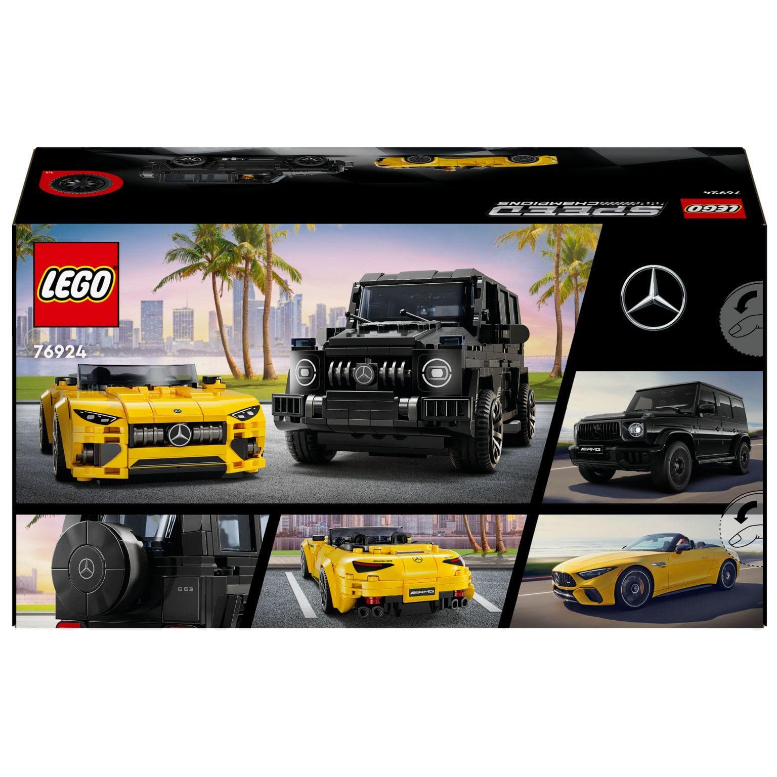 Apresentamos Lego Speed Champions - Mercedes-AMG G 63 e Mercedes-AMG SL 63 com o SKU 667692425 recomendado para + 10 anos