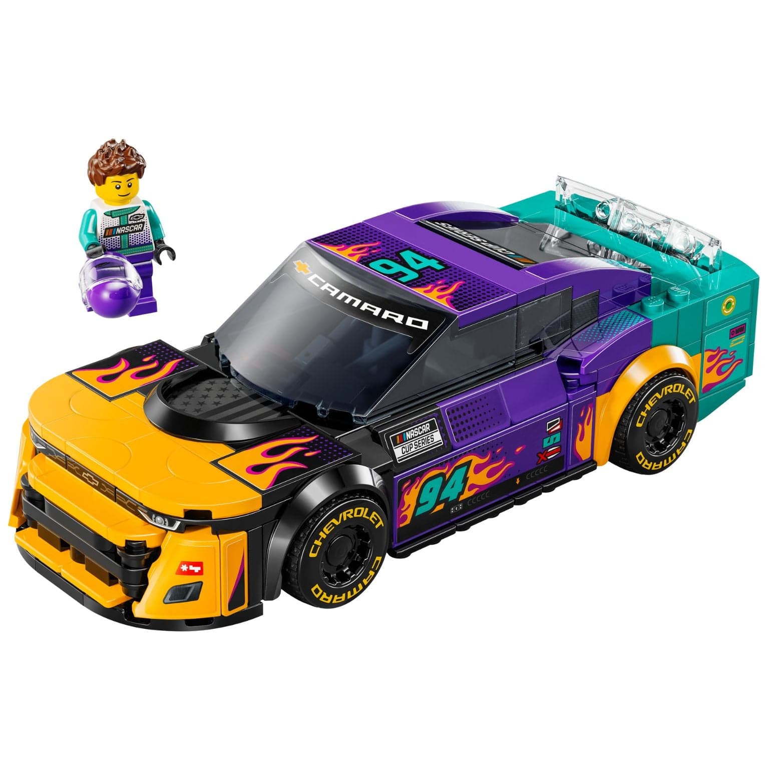 Apresentamos Lego Speed Champions - NASCAR® Next Gen Chevrolet Camaro ZL1 com o SKU 667693524 recomendado para + 9 anos