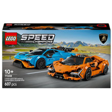 Apresentamos Lego Speed Champions - Lamborghini Revuelto e Huracán STO com o SKU 667723825 recomendado para + 10 anos
