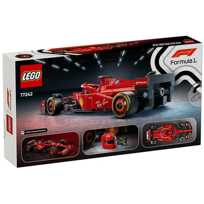 Parte de trás da caixa LEGO Speed Champions Ferrari SF-24 F1