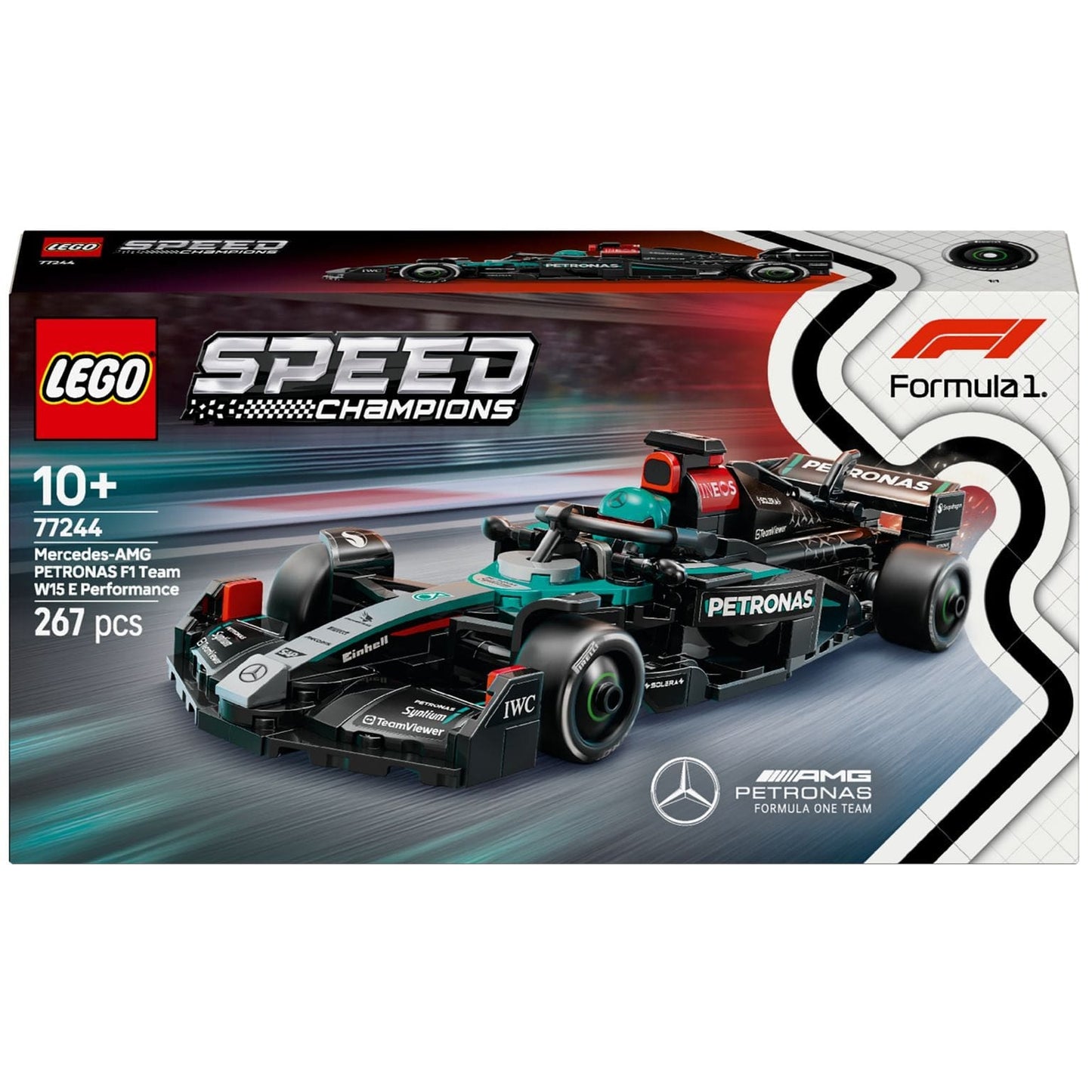 Apresentamos Lego Speed Champions Carro de Corrida Mercedes-AMG F1® W15 com o SKU 667724425 recomendado para + 10 anos