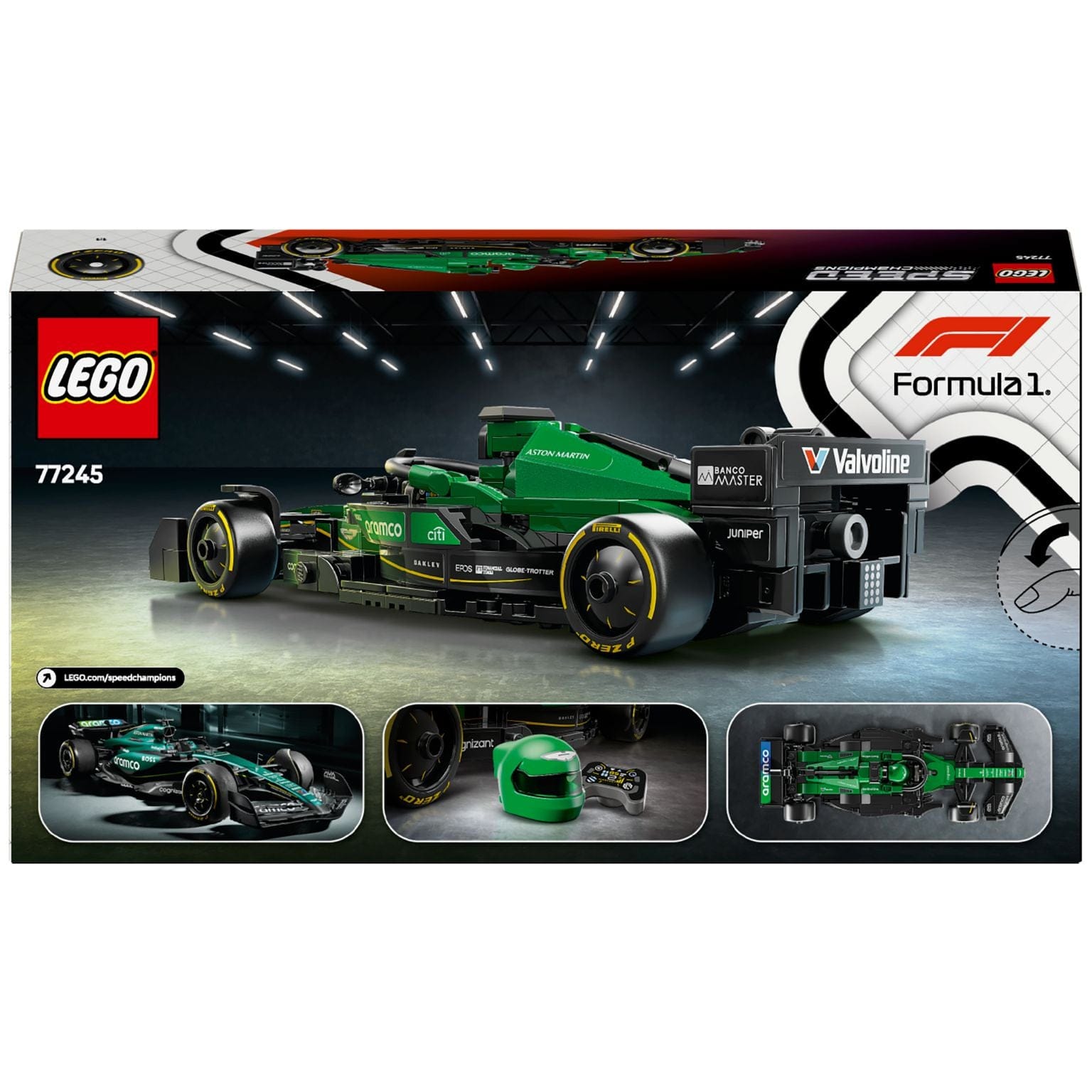 Apresentamos Lego Speed Champions Carro de Corrida Aston Martin Aramco F1® AMR24 com o SKU 667724525 recomendado para + 10 anos
