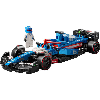 LEGO Speed Champions Carro de Corrida VCARB 01 F1: carro montado com minifigura do piloto